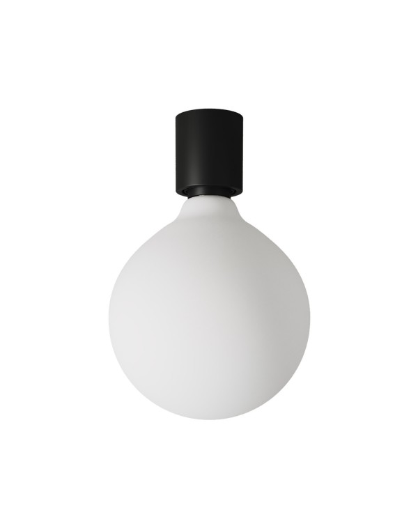 Wandleuchte mit Globe Glühbirne mit Porzellan-Effekt - Waterproof IP44