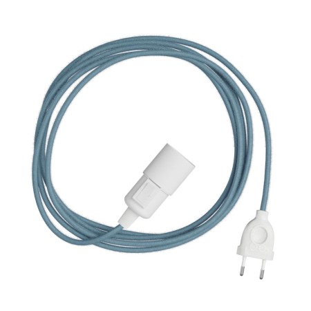 Snake - Plug-in Leuchte mit farbigem Textilkabel - RC53