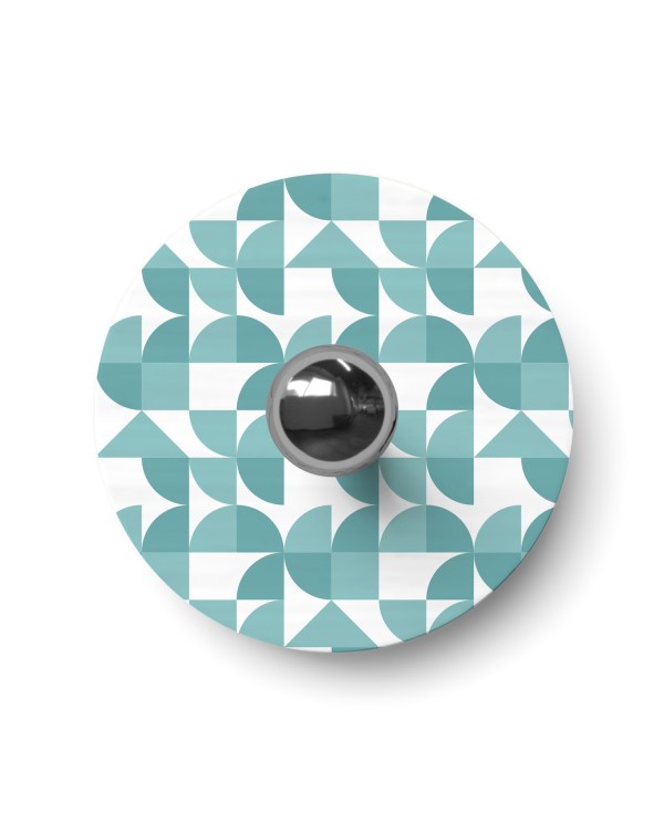 Wand- oder Deckenlampe mit Lampenschirm mit geometrischen Mustern 'Kaleidoscope' - Wasserdicht IP44