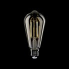 LED Glühbirne Edison ST64, transparent 7W 806Lm E27 2700K dimmbar - T02