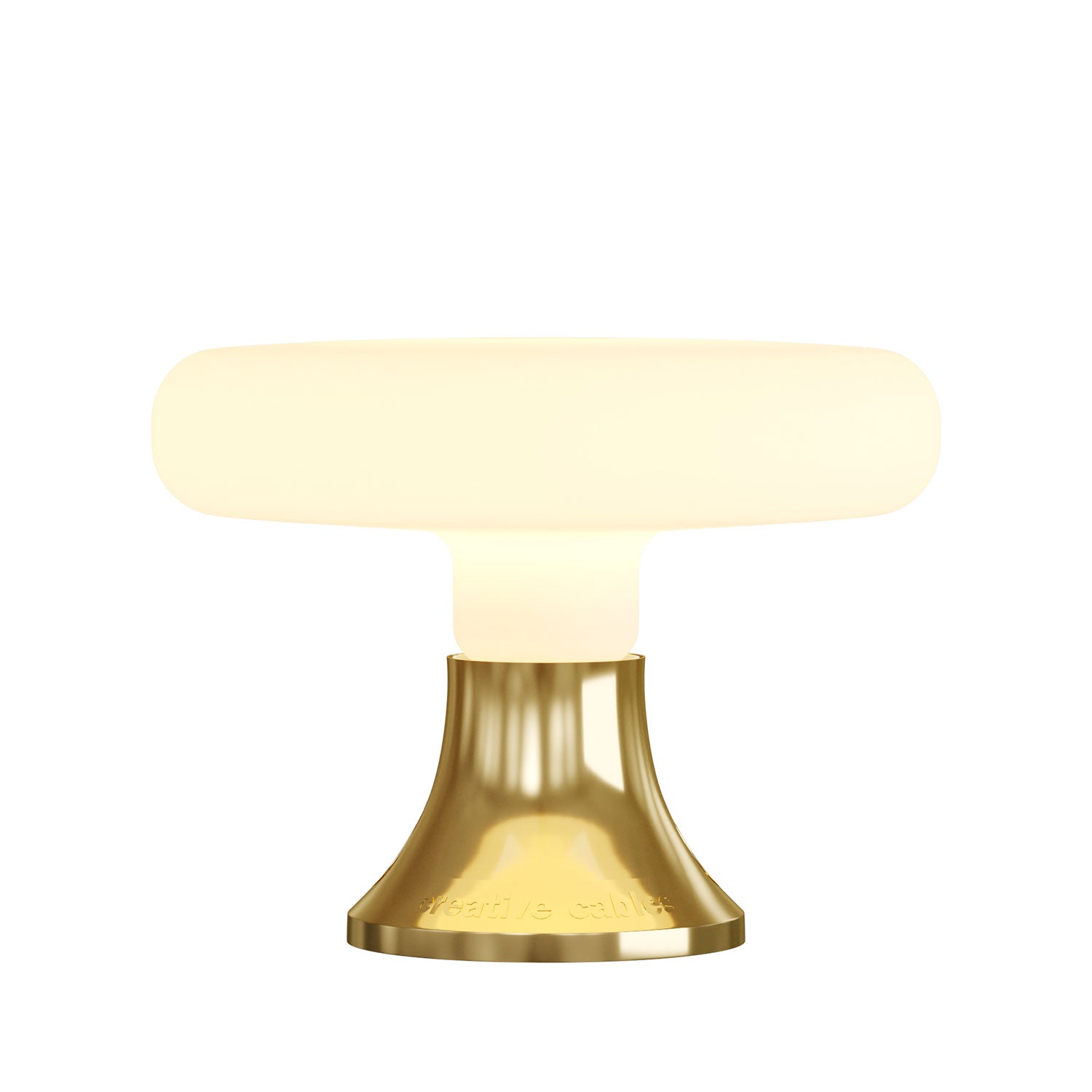 Fermaluce, punto luce metallizzato a parete o soffitto - Oro